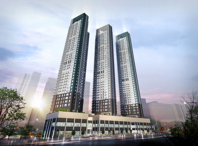 문수로 푸르지오 어반피스 투시도