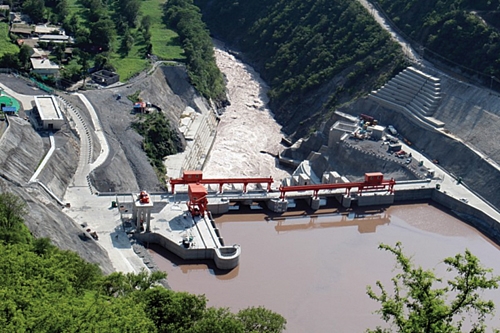 ▲ 파키스탄 파트린드 수력발전소 전경. 사진제공 = 대우건설