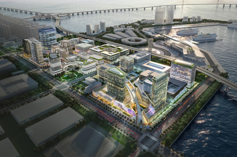 인천남항 2단계 2종 항만배후단지 등 개발사업 조감도 / 사진제공=호반건설