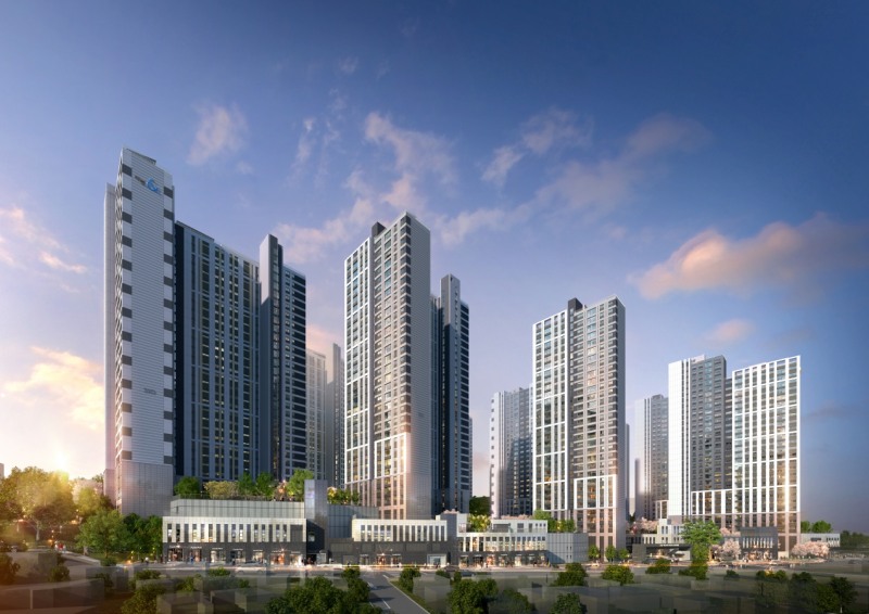 안양 어반포레 자연& e편한세상 투시도 / 사진제공=DL이앤씨