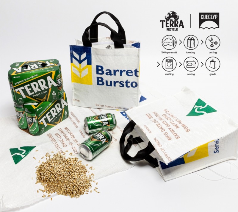 하이트진로 친환경 굿즈 ‘테라 X 큐클리프 업사이클링백’ ./ 사진제공 = 하이트진로