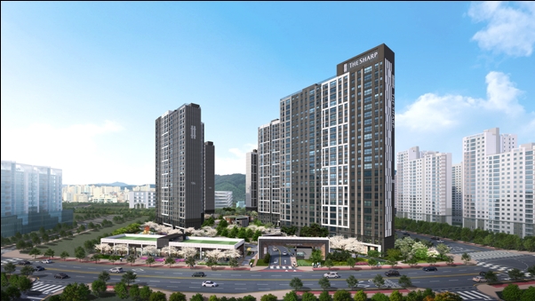 ‘더샵 리듬시티’ 투시도. / 사진제공=포스코건설