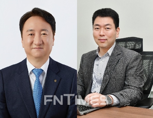 권준학 NH농협은행장(왼쪽)과 허백영 빗썸 대표./사진=각 사