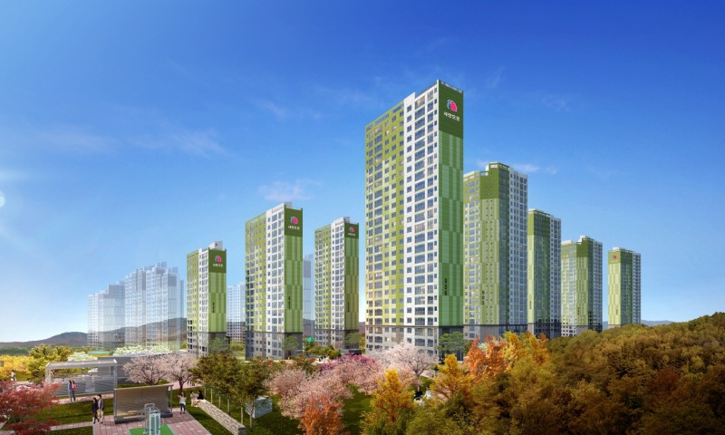 여수웅천 마린파크 애시앙 단지투시도 / 사진=부영그룹