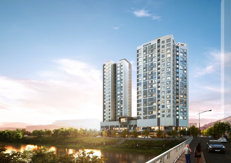 안양 한양수자인 리버뷰 메인투시도 / 사진제공=한양