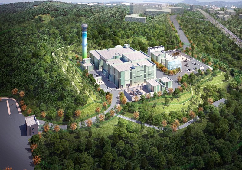 ‘수출용신형연구로 및 부대시설’ 조감도. / 사진제공=대우건설