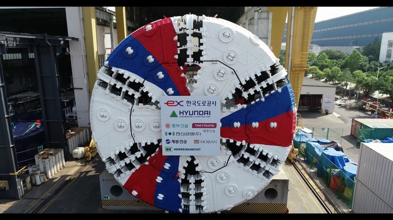 커팅휠 면판 / 사진제공=현대건설