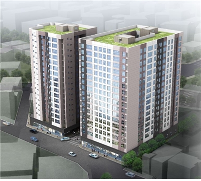 울산 반구동 사업장 공공지원 민간임대주택 투시도. / 사진제공=한양