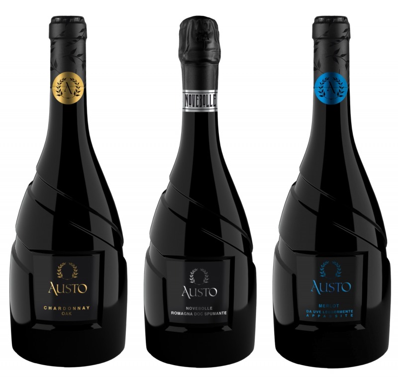 아우스토 샤르도네 오크, 아우스토 노베볼레 로마냐 스푸만테, 아우스토 메를로./ 사진제공 = 하이트진로