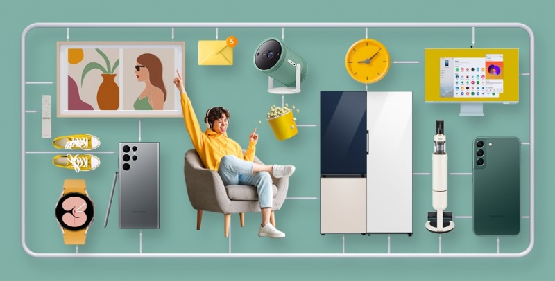 삼성전자가 전세계 주요 국가의 고객들이 자신만의 라이프스타일에 맞는 제품과 서비스를 직접 선택하고 만들 수 있도록 하는 '#YouMake' 글로벌 캠페인을 18일 시작한다. 사진=삼성전자