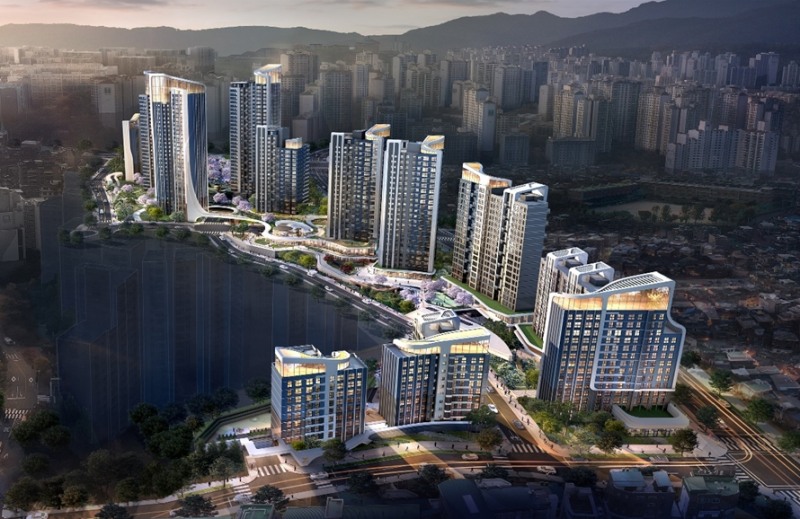 미아3재정비촉진구역 주택재개발사업 조감도. / 사진제공=롯데건설