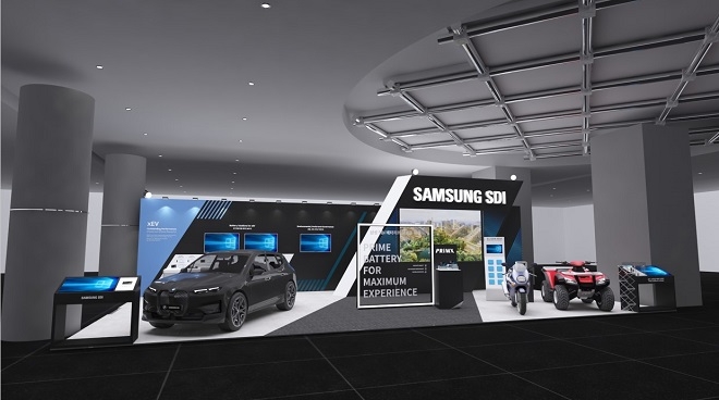 삼성SDI 부스 조감도.