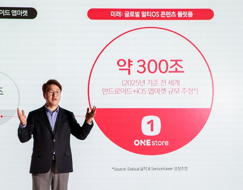 원스토어 IPO 기자간담회 모습 / 사진제공= 원스토어(2022.05.09)