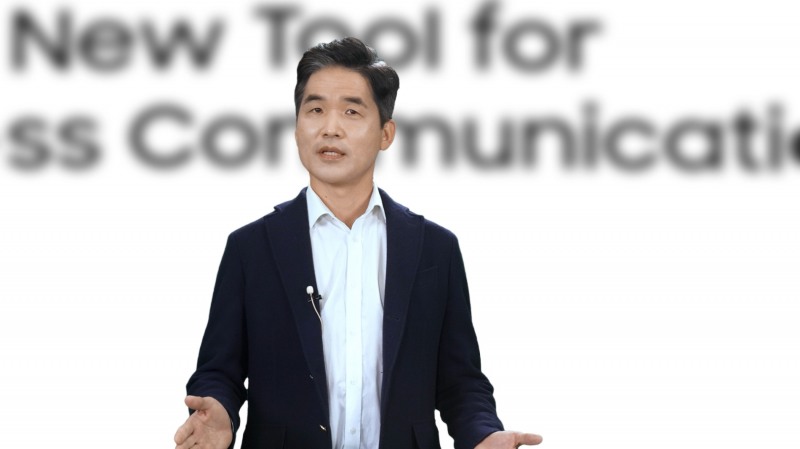 삼성전자가 13일 온라인으로 개최한 제1회 '삼성 6G 포럼(Samsung 6G Forum)'에서 삼성리서치 연구소장 승현준 사장이 인사말을 전하고 있다. 사진=삼성전자