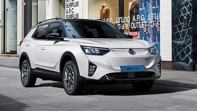 쌍용차 전기차 코란도 이모션.