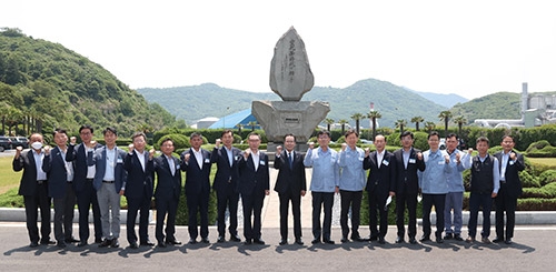 이성희 농협중앙회장, 제조부문 계열사 현장경영 시작