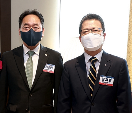 ▲ 김태현 예금보험공사 사장, 정지원 손해보험협회장