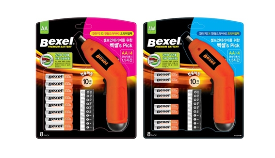 벡셀 건전지X전동드라이버 프리미엄 팩. / 사진제공=SM그룹