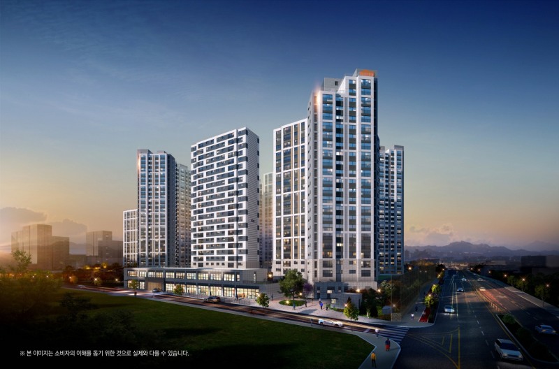 ‘e편한세상 제천 더프라임’ 투시도. / 사진제공=DL건설
