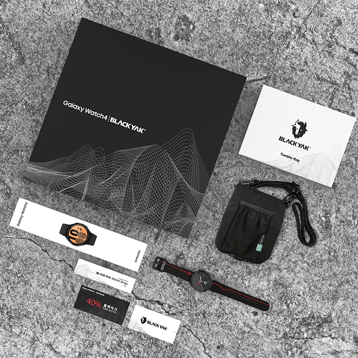 갤럭시워치4 블랙야크 패키지. 사진=삼성전자