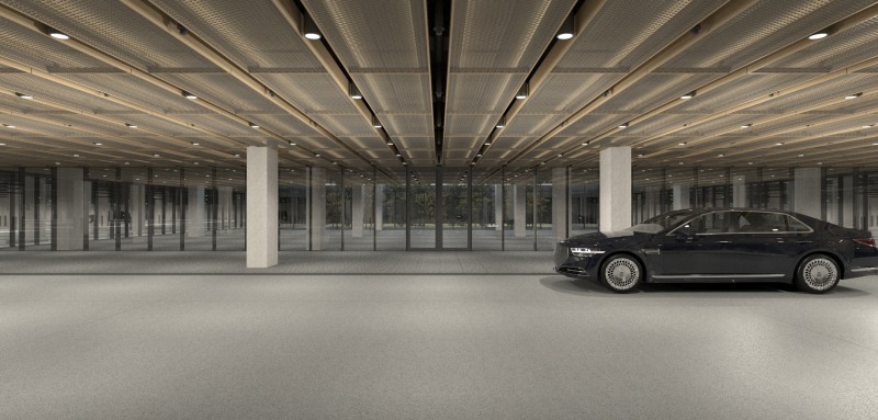 디에이치 지하공간 커뮤니티 출입구 예시 / 사진제공=현대건설