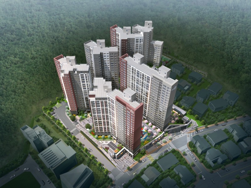 칠곡 왜관 월드메르디앙 웰리지 조감도