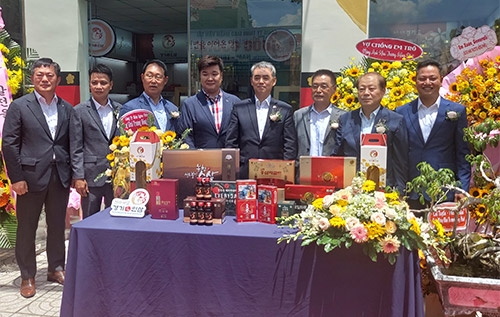 경기농협, '경기인삼 베트남 전용관' 개점식 개최