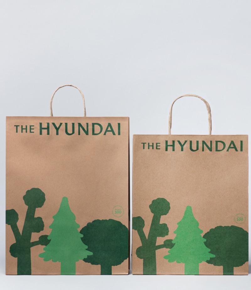 현대백화점 친환경쇼핑백./ 사진제공 = 현대백화점그룹