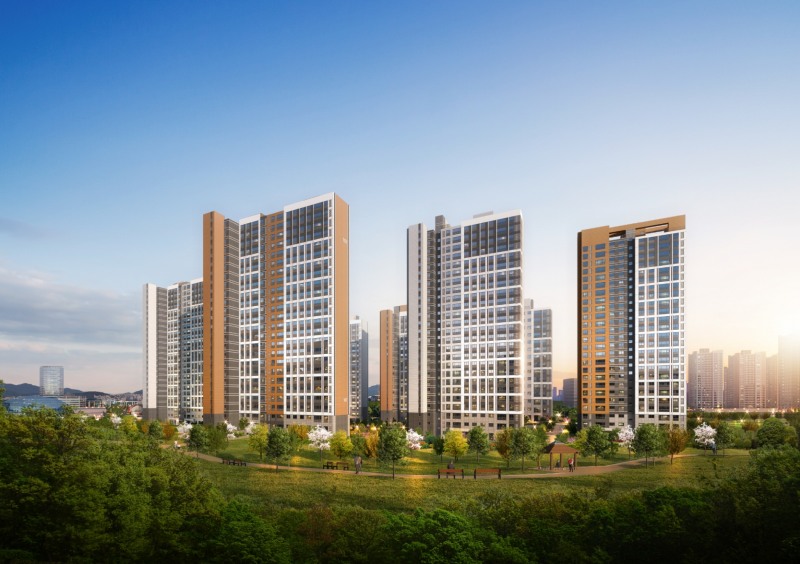 리듬시티 우미린 단지투시도