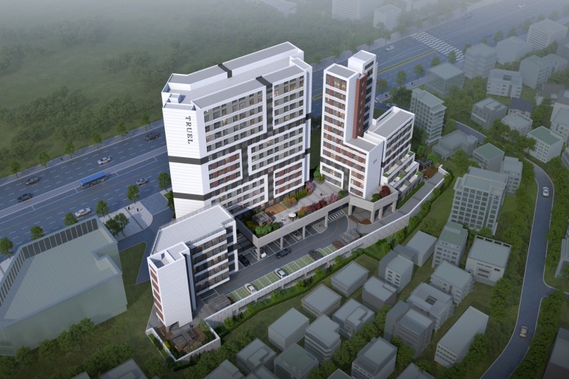 더 트루엘 마곡 HQ 조감도./사진제공=일성건설