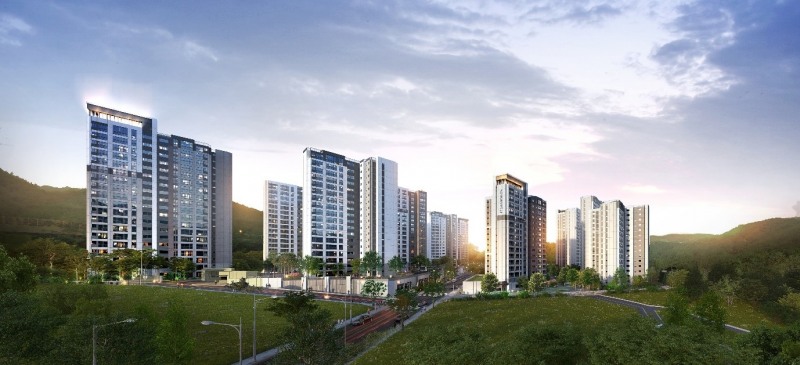 장흥역 경남아너스빌 북한산뷰 투시도 / 사진제공=SM경남기업