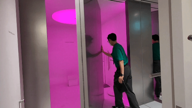 무신사는 고객 경험을 극대화하기 위해 피팅룸을 다양화했다./사진=나선혜기자