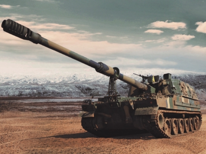 K9자주포. 사진=한화디펜스.