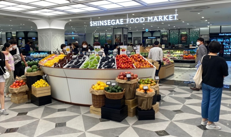 경기점 지하 2층 식품매장 전경./ 사진제공 = 신세계백화점