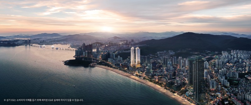 해운대 한라비발디 펜트빌 조감도