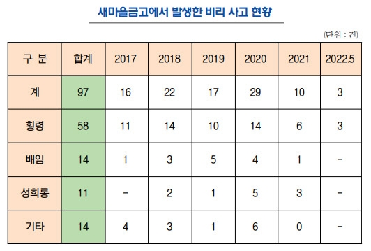 “횡령 소리 좀 안 나게 해라”…새마을금고 내부통제 강화 절실
