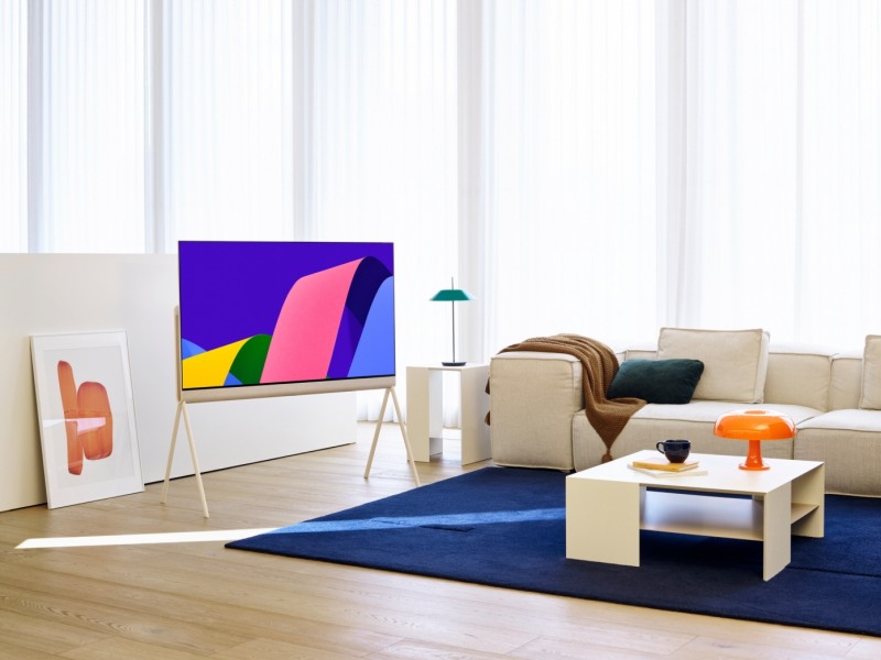 LG전자가 올레드의 압도적 화질과 공간 디자인을 결합한 라이프스타일 TV 신제품 LG 올레드 오브제컬렉션 포제(Posé)를 27일 국내 출시한다. 사진=LG전자