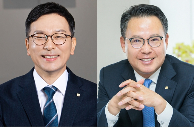 서한국 전북은행 은행장(왼쪽), 송종욱 광주은행 은행장. / 사진제공=각 사