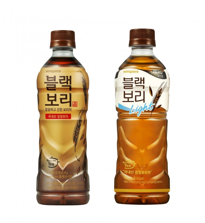 하이트진로음료 블랙보리, 블랙보리 라이트 520mL 제품 모습./ 사진제공 = 하이트진로음료