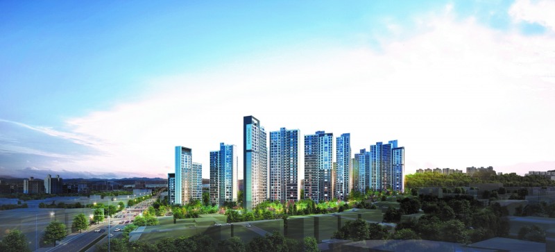 군산 경남아너스빌 디오션 투시도. /사진제공=SM경남기업