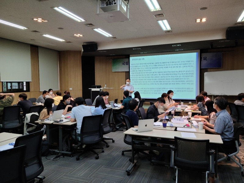 해해외건설협회가 8일부터 이틀간 국토교통 ODA 사업성과지표 작성 교육을 실시했다./ 사진제공=해외건설협