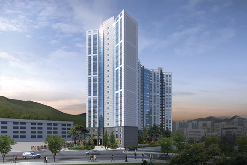 ▲ 부산 명장동 가로주택정비사업 투시도. 사진제공 = 대한토지신탁