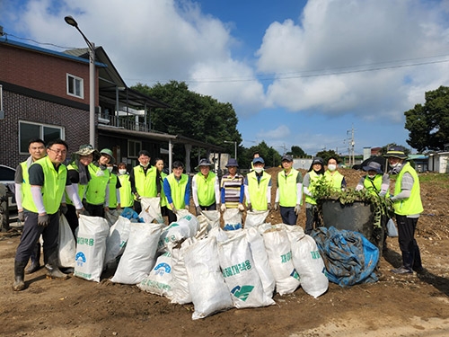 농협중앙회 조합감사위원회, 집중호우 피해 농가 복구 지원