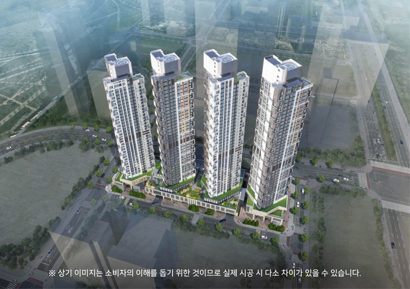 힐스테이트 동탄역 센트릭 조감도. /사진제공=현대건설