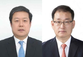 김정각 신임 증권선물위원회 상임위원(왼쪽), 박정훈 신임 금융정보분석원장./사진=금융위원회