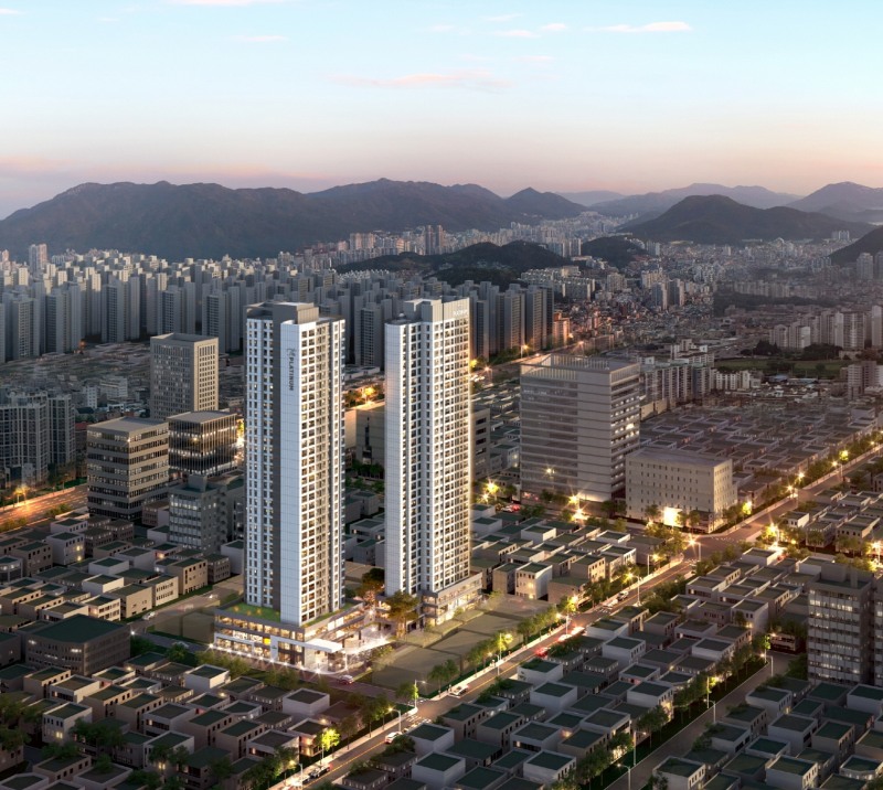 대전 용문동 장미아파트 조감도. /사진제공=쌍용건설