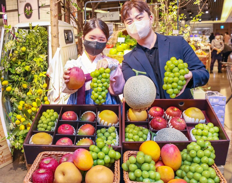 현대백화점 이색 과일 추석 선물세트./ 사진제공 = 현대백화점그룹