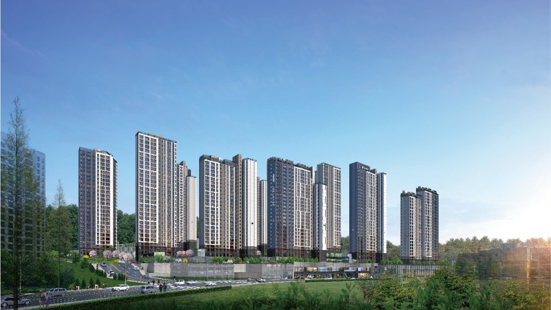 더샵 광양라크포엠 투시도 / 사진제공=포스코건설