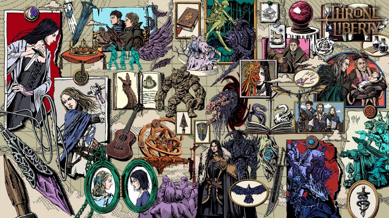 엔씨소프트가 신작 'TL'의 세계관을 담은 'TL STORY MAP'을 공개했다. 사진=엔씨소프트