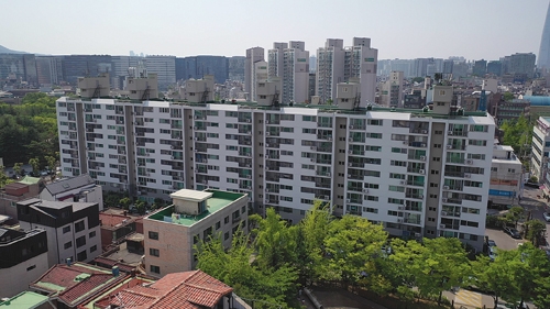 ▲ 문정현대아파트 리모델링 전경. 사진제공 = 쌍용건설